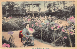 Japan - TOKYO - Geisha Girl In Iris Garden In Horikiri - Tokyo