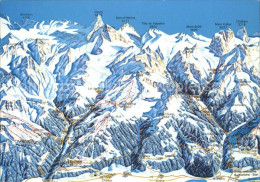 11867062 Anniviers Val D Anniviers Grimentz VS Liftkarte Skigebiet  - Sonstige & Ohne Zuordnung