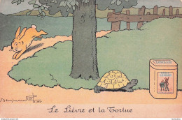 BENJAMIN RABIER LE LIEVRE ET LA TORTUE CHOCOLAT CACAO LOMBART - Rabier, B.