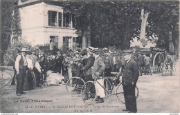 PARIS UN ACCIDENT PORTE DE SURESNES BOIS DE BOULOGNE - Paris (16)