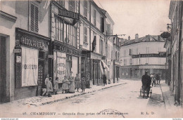 CHAMPIGNY GRANDE RUE PRISE DE LA RUE MIGNON - Champigny Sur Marne