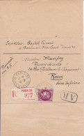 Lettre Recommandée Sur Mercure 1941 - Lettres & Documents
