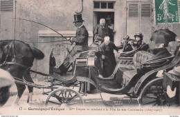 GERMIGNY L'EVEQUE MADAME DOYEN  SE RENDANT A LA FETE DE SON CENTENAIRE 1907 - Sonstige & Ohne Zuordnung