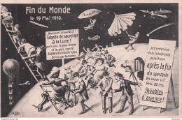 FIN DU MONDE LE 19 MAI 1910  AVION BALLON PARACHUTE - Other & Unclassified