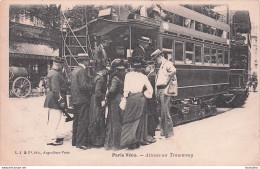 PARIS VECU ATTENTE AU TRAMWAY EDITION LJ - Sonstige & Ohne Zuordnung