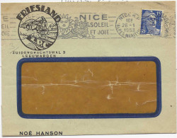 RBV De Nice - Flamme Illustrée - Soleil Et Joie - Corne D'abondance - Fleurs - Mechanical Postmarks (Advertisement)