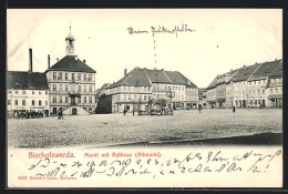 AK Bischofswerda, Altmarkt Mit Rathaus  - Bischofswerda