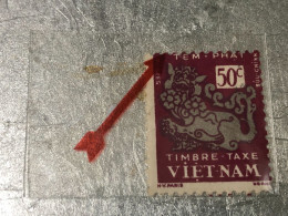 VIET NAM SOUTH STAMPS (ERROR Printed Missing  1952 )1 STAMPS Rare - Vietnam