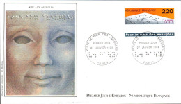 FDC 1989 POUR LE BIEN DES AVEUGLES - 1980-1989