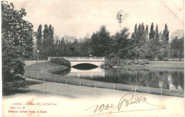 CPA Carte Postale Belgique Gand Au Parc Le Petit Lac 1902 VM80275 - Gent