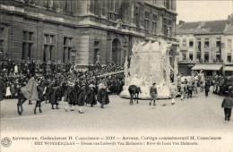 CPA Anvers Antwerpen Flandern, Cortege Commemoratif H. Conscience 1912 - Otros & Sin Clasificación