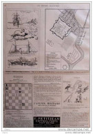 Échecs - Problème N° 944 Par M. J. Dutreix à Limoges - Schach - Chess - Page Original 1883 - Historical Documents