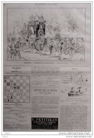 Échecs - Problème N° 955 Par Fritz Hofmann à Munich - Schach - Chess - Page Original 1883 - Historical Documents