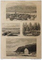 Tromso - Iakoutsk De Nos Jours - Place De Ponte Des Grandes Mouettes - Page Original 1883 - Historical Documents