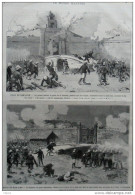 Prise De Nam-Dinh  - Le Capitaine Du Génie Dupomier - Page Original 1883 - Historical Documents