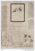 M. Gambetta Sur Son Lit De Mort - Page Original -  1883 - Historische Dokumente