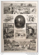 Les Ruines De Sanxay Près De Poitiers - Page Original  1883 - Documentos Históricos
