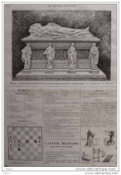 Échecs - Problème N° 961 Par M. L. Gault Deferrette - Schach - Chess - Page Original 1883 - Historical Documents