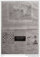 Échecs - Problème N° 949 Par M. Conrad Bayer - Schach - Chess - Page Original 1883 - Documentos Históricos