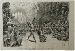 Le Théâtre Illustré - "Siéba", Ballet De M. Manzatti - Page Original - 1883 - Historische Dokumente