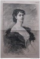 La Duchesse De Chaulnes  - Page Original - 1883 - Historical Documents