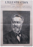 Louis Veuillot  - Page Original - 1883 - Historical Documents