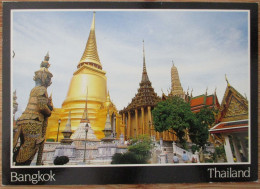 THAILAND EMERALD BUDDHA TEMPLE BANGKOK CARTE POSTALE POSTKARTE POSTCARD ANSICHTSKARTE PICTURE CARTOLINA PHOTO CARD - Thaïlande