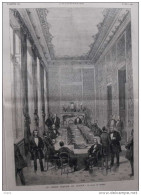 Le Crédit Foncier De France - La Salle Du Conseil - Page Original - 1883 - Historical Documents