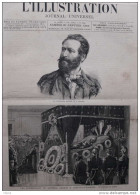 M. Clésinger - Les Funerailles Du Général Chanzy à Chalons-sur-Marne - Page Original - 1883 - Documents Historiques