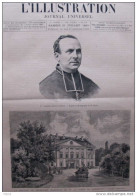 Mgr Lamazou, évéque D'Amiens -le Château De Frohsdorf, Résidence De Mgr Le Comte De Chambord  - Page Original - 1883 - Documents Historiques
