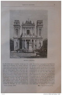 Cathédrale De Montauban - Page Original 1883 - Historical Documents