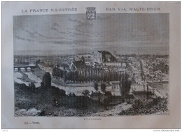 Notre-Dame De Poitiers - Page Original 1883 - Historische Documenten