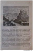 Fontaine De Vaucluse - Page Original 1883 - Documentos Históricos