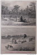 L'expédition Francaise Dans Le Haut-Sénégal - Poste De Bakel - Le Colonel Borgnis - Cap. Delanneau- Page Original - 1883 - Documents Historiques