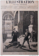 Théâtre De L'Odéon "Severo Torelli", Drame E M. Coppée - Page Original - 1883 - Historical Documents