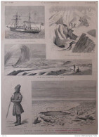 La Nouvelle Expédition De M. De Nordenskiold Au Groenland - Page Original - 1883 - Historical Documents