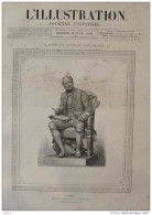 Auber, Statue En Marbre Par M. Delaplanche - Page Original  1883 - Historische Documenten