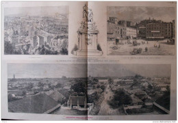 Vue Générale D'Hanoi - Vue Générale D'Annonay - Page Original 1883 - Historische Documenten