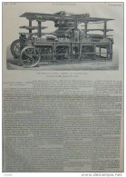 Les Nouvelles Machines à Imprimer De L'Illustration - Page Original 1883 - Documents Historiques