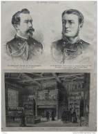 Paris - La Nouvelle Salle Du Musée De Cluny - Commandant Berthe De Villers-Berthen -  Page Original - 1883 - Historical Documents