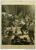 à La Foire Au Pain D'épice - L'arène Athlétique -  Page Original - 1883 - Historical Documents