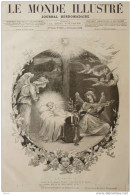 "La Nativité", Dessin De M. Jacques Wagrez - Page Original 1883 - Documents Historiques