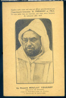 Cpa Du Maroc Sa Majesté Moulay Youssef Sultan Du Maroc Visita Foire Kermesse Verdun 1926 Offert Par Frémont  STEP128 - Sonstige & Ohne Zuordnung