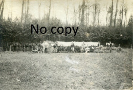 PHOTO FRANCAISE - CANTONNEMENT DU 3e BATAILLON A ESTREE WAMIN PRES DE FREVENT PAS DE CALAIS - GUERRE 1914 1918 - Krieg, Militär