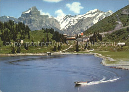 11865674 Engelberg OW Hotel Truebsee Mit Hahnen Bootspartie Engelberg - Autres & Non Classés