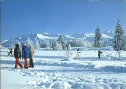 11865511 Crans-Montana Promenade Et Ski De Fond Sur Le Golf Crans-sur-Sierre  - Autres & Non Classés