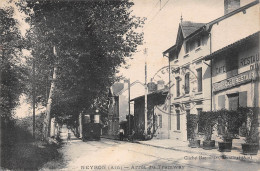 NEYRON (Ain) - Arrêt Du Tramway - Café-Restaurant - Voyagé 1916 (2 Scans) - Non Classés