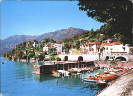 11865483 Ascona TI Ortsansicht Bootshafen Ascona - Autres & Non Classés
