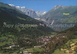 11865441 Fiesch Mit Wannenhorn Und Finsteraarhorn Fiesch - Autres & Non Classés