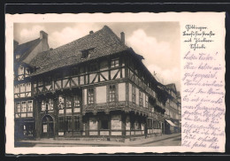 AK Göttingen, Barfüsserstrasse Mit Junkern-Schänke  - Göttingen